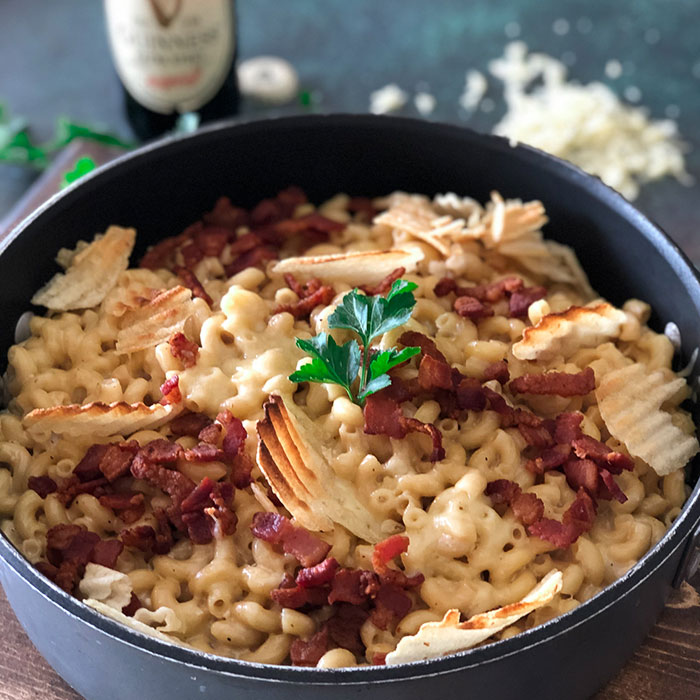 lauren lane guinness mac and cheese recipe on the happy list