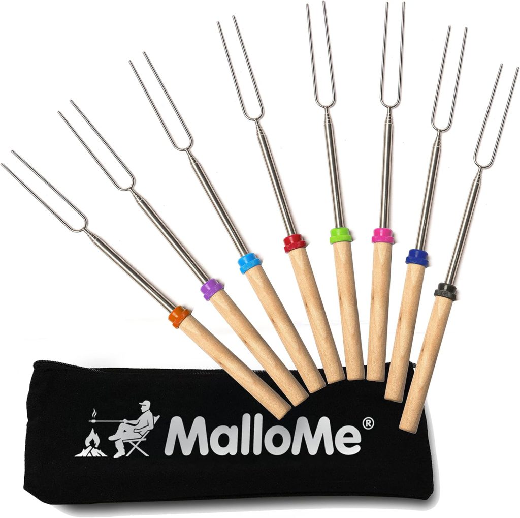 mallo me marshmallow roasting sticks on amazon on the happy list