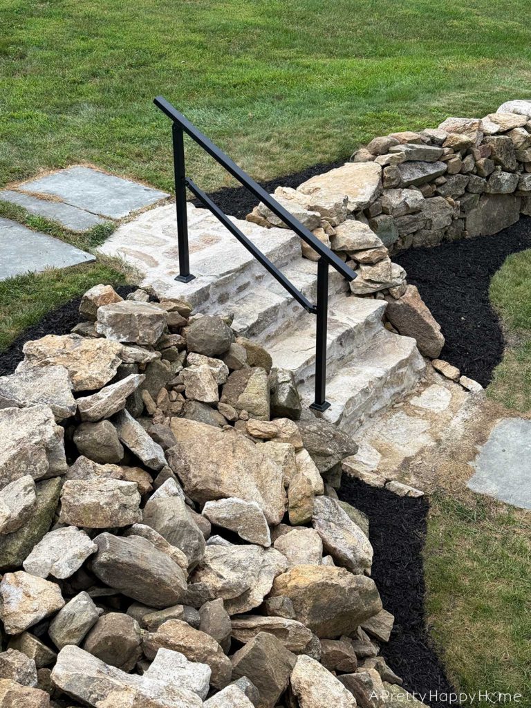 DIY fieldstone stairs building fieldstone stairs outdoors with natural fieldstone