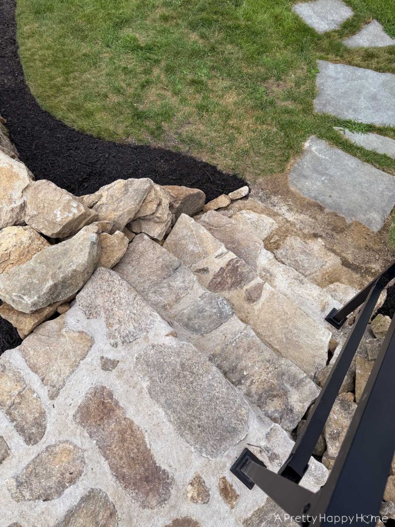 DIY fieldstone stairs building fieldstone stairs outdoors with natural fieldstone