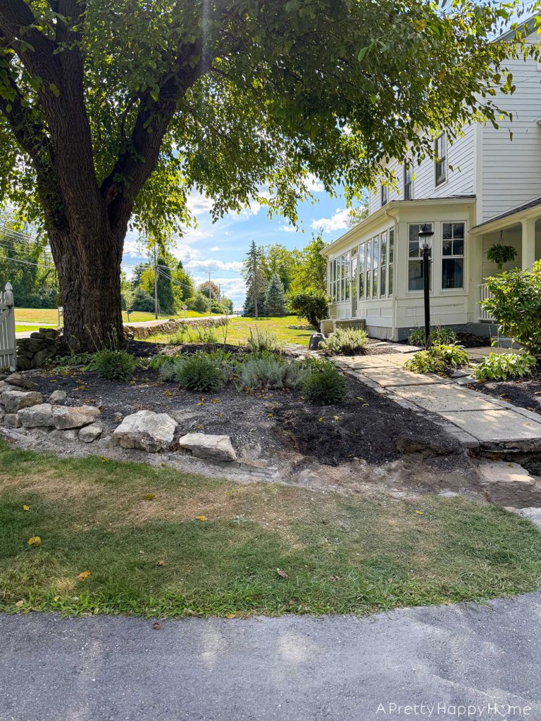 Curved Fieldstone Wall: Part 6, Demo Section 2