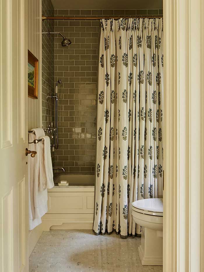 hageman homes photo by reid lambshead for house and garden uk bathroom with green tile on the happy list.