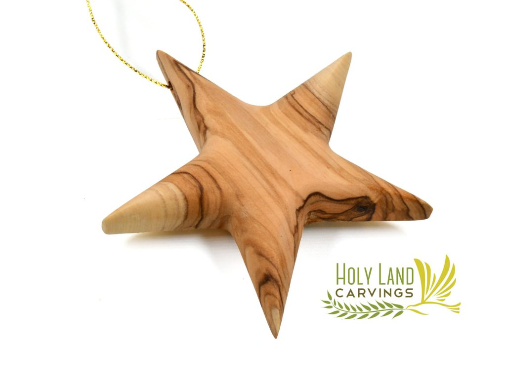 olive wood star ornament from etsy shop holylandcarvings beautiful christmas ornaments