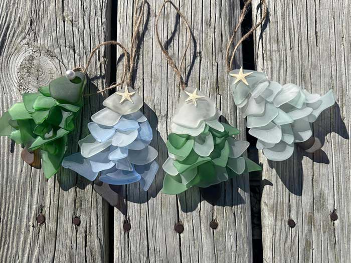 sea glass tree ornament from etsy shop angelasartzyside beautiful christmas ornaments