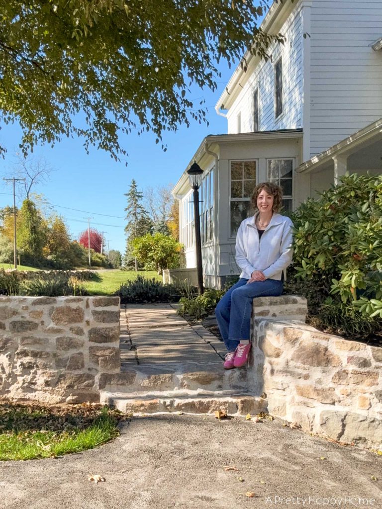 curved fieldstone wall diy with annisa olsson jones