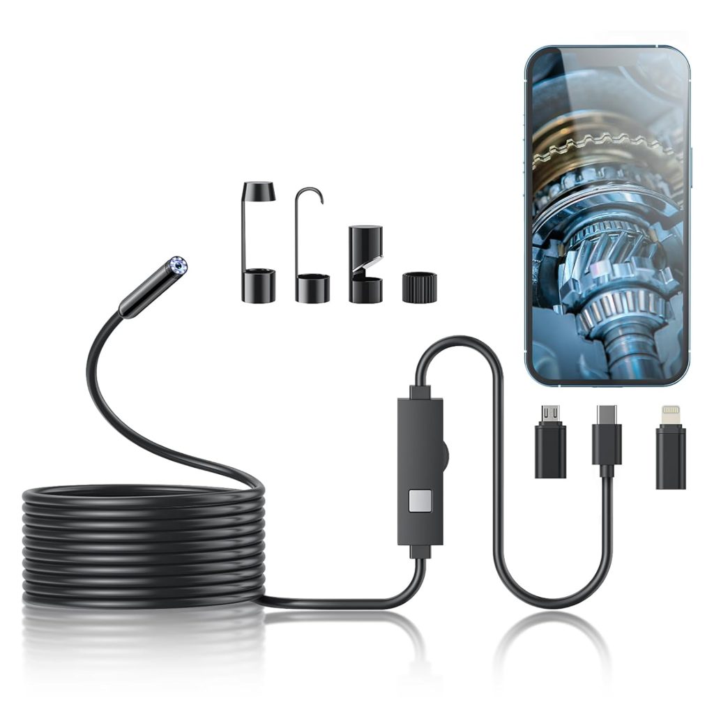endoscope camera for cellphones from amazon on the happy list