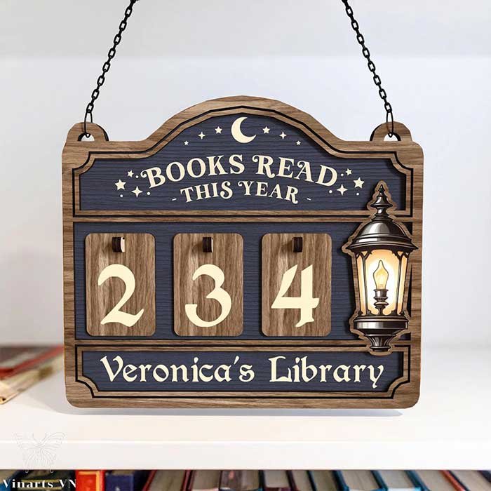 personalized reading books sign from vinartsvn shop on etsy on the happy list