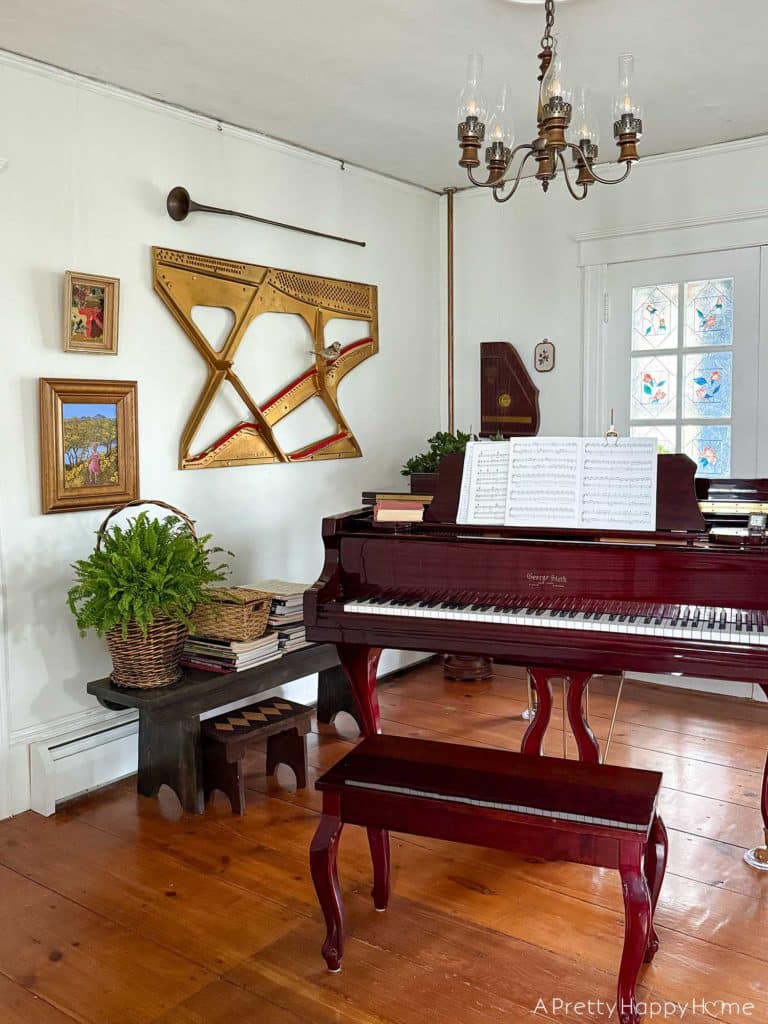 music room decor ideas quirky music room decor with piano harp on the wall